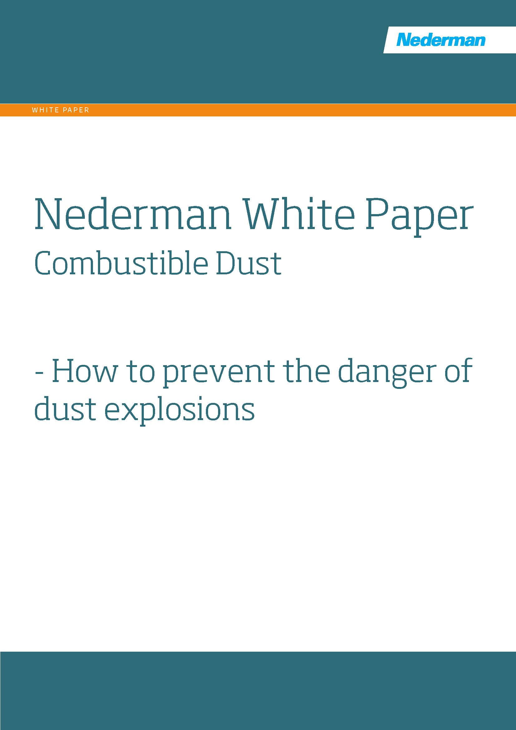 White Paper Combustible Dust