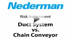duct system vs chain conveyor