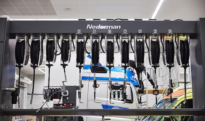 Enrolador de Cabos e Mangueiras