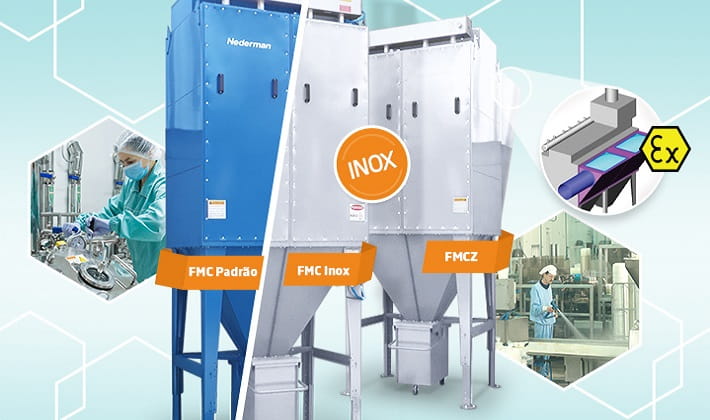 Nova Linha de Filtros Nederman em Inox para Captação e Filtragem de Particulados 