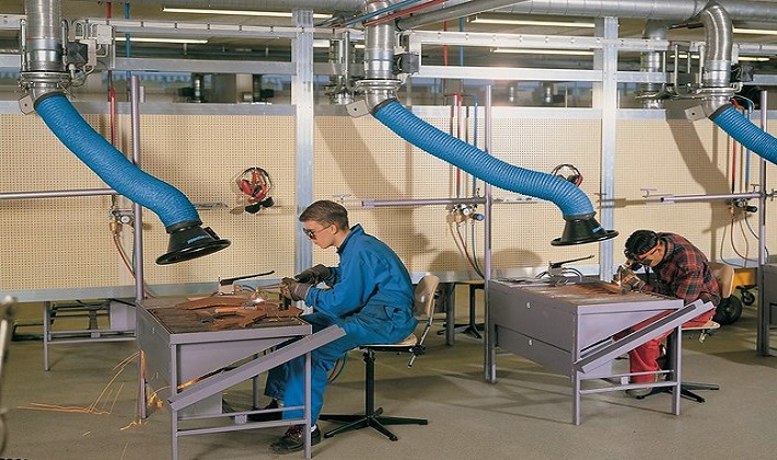 sistemas de exaustao e filtragem de solda - nederman