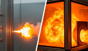 Quando uma chama, fagulha elétrica ou superfície quente entra em contato com uma nuvem de pó inflamável, ocorre a combustão instantânea. | Saiba mais | Nederman