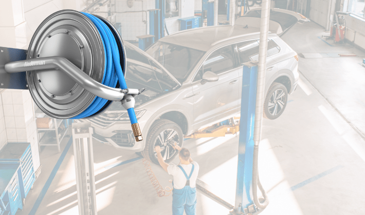 Carretel de cabos tipos e modelos Nederman