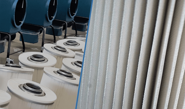 Filtro cartucho para pó