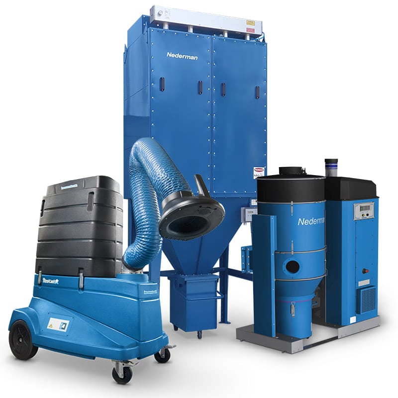 Filtros móveis, fixos e unidades compactas | Nederman