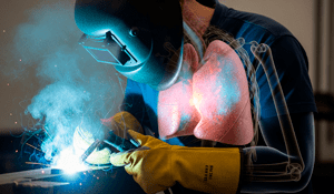 Partículas inaladas podem atingir os pulmões e causar doenças respiratórias como asma, bronquite e DPOC (Doença Pulmonar Obstrutiva Crônica). | Saiba mais | Nederman