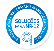 Quanta à legislação não há a citação específica do termo enrolador de mangueira industrial, no entanto, a necessidade do seu uso fica subentendida na NR-12 | Saiba mais | Nederman