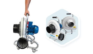 Em muitos casos, os equipamentos de ventilação são pesados, difíceis de manusear e pouco adaptados à realidade de espaços confinados. | Saiba mais | Nederman