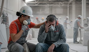 Essas partículas são tão pequenas que podem ser inaladas facilmente pelos trabalhadores que atuam em processos que manipulam materiais como areia, pedra ou concreto | Saiba mais | Nederman