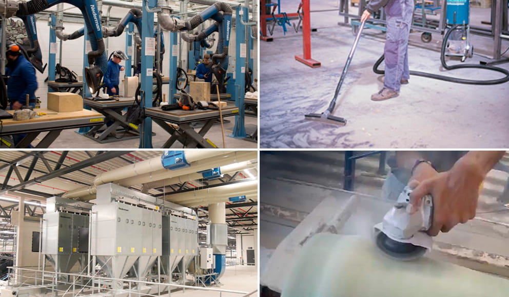 A Nederman oferece soluções avançadas para controle de poeira. Nossos sistemas de exaustão capturam partículas diretamente na fonte. | Saiba mais | Nederman