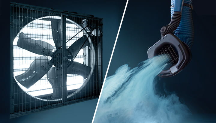 Entenda a diferença entre ventilador industrial e exaustor industrial | Nederman