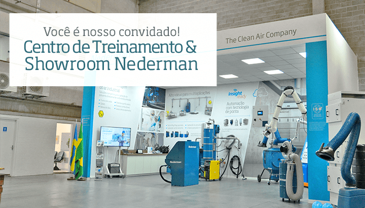 Você é nosso convidado! Centro de Treinamento & Showroom Nederman