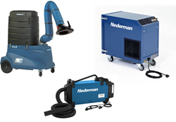 Nederman mobile dust and fume extraction