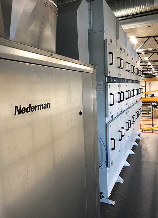 Filtration de brouillard d’huile avec Nederman Filtac OSF