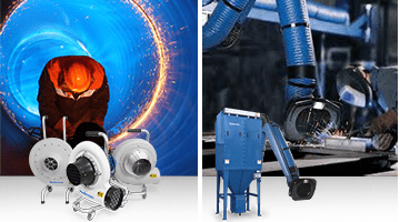 ampla linha de produtos e serviços para extração e filtragem de pó e partículas, fumos de solda, exaustão de gases de escapamento, névoa de óleo, gases e poeiras combustíveis | Nederman