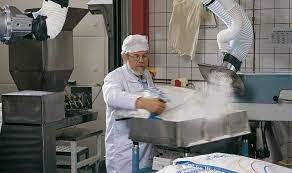 Braço extrator Nederman indústria de alimentos poeiras combustíveis