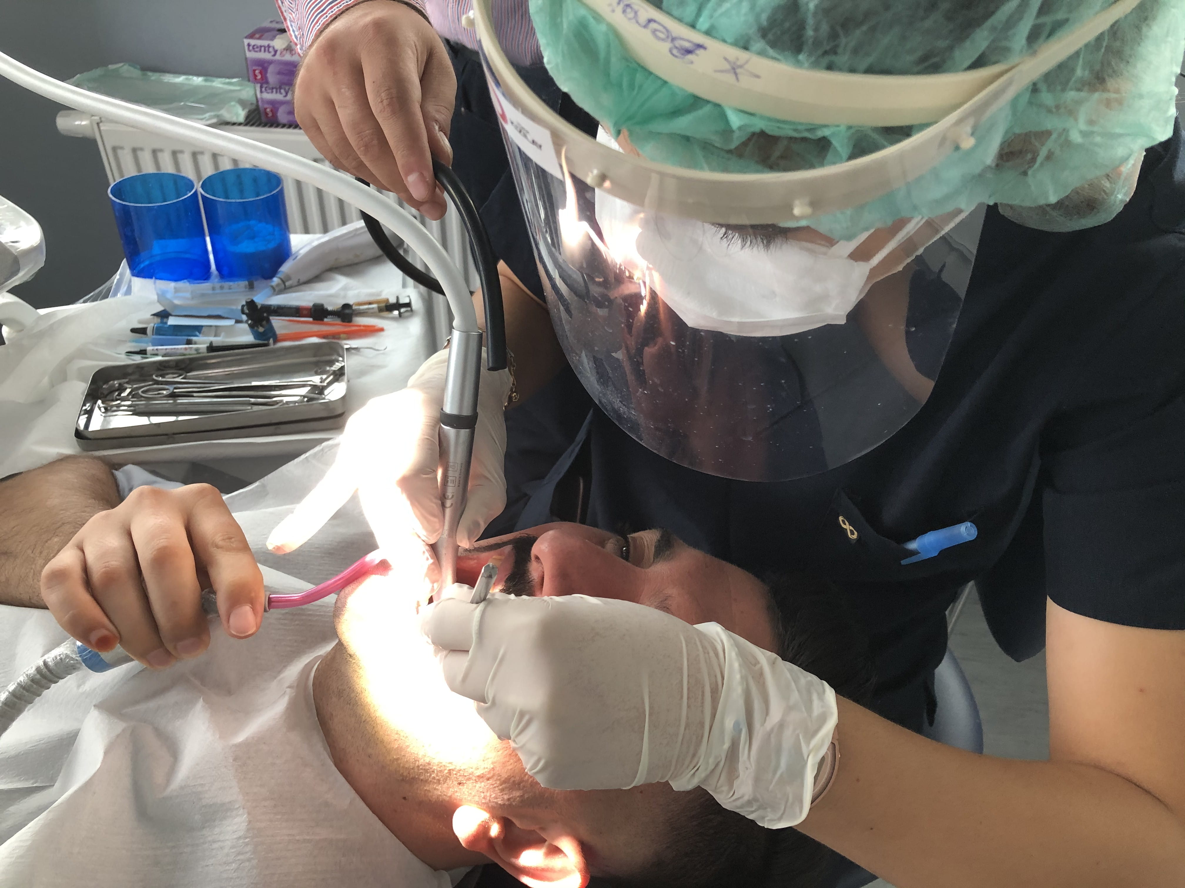 Zahnarzt keine Aerosolkontrolle