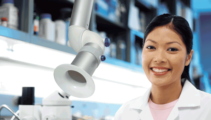 Laboratuvar için Nederman FX2 Emiş kolu