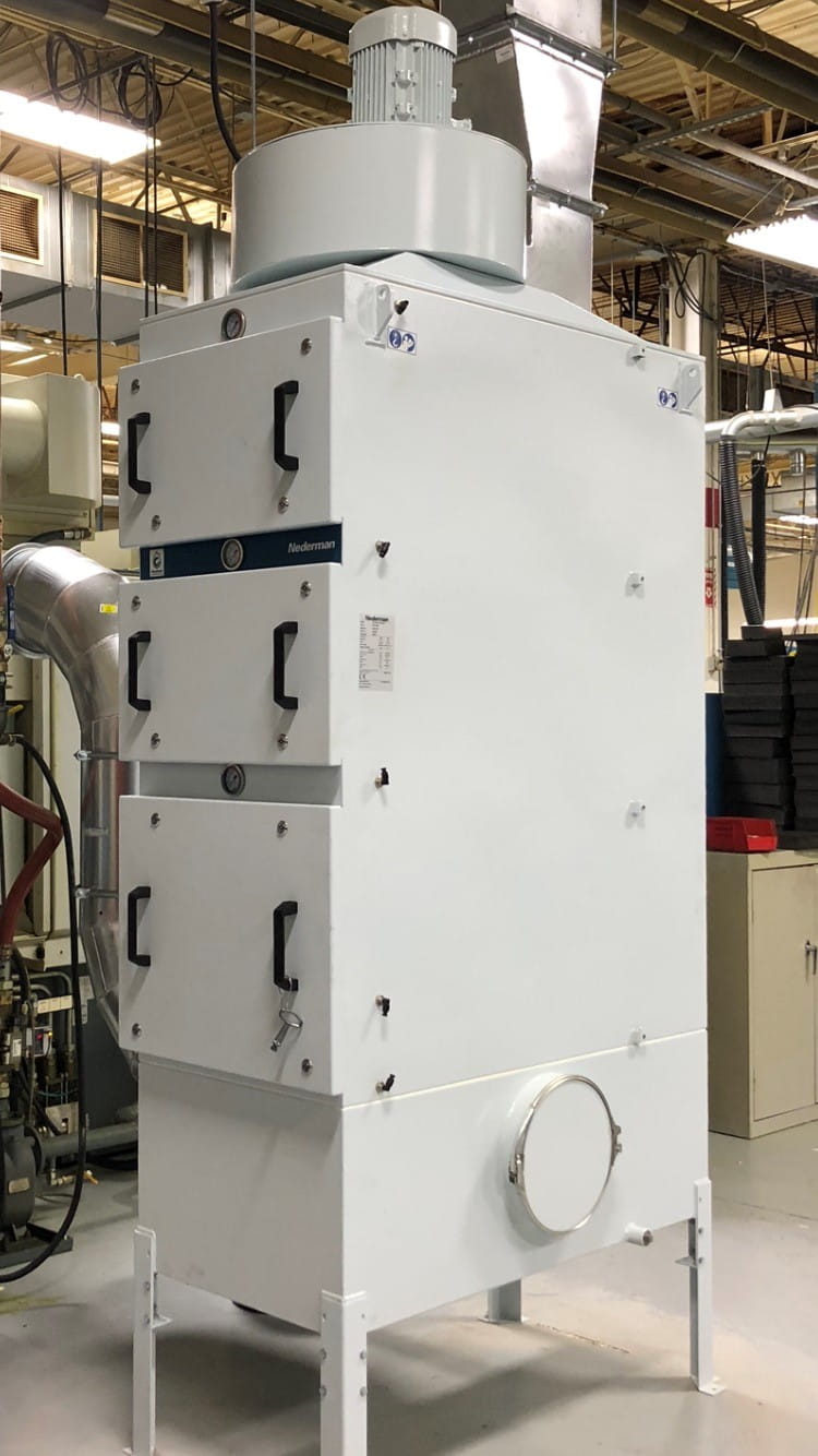 Nedermans oljedimavskiljarsystem