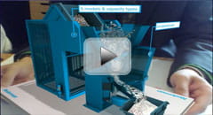 vídeo do triturador de aparas metálicas