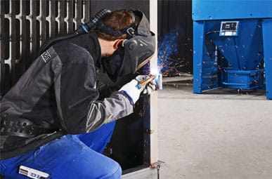 extracción de humos de soldadura