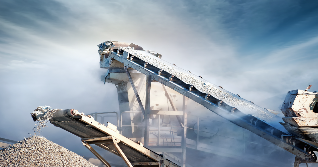 Desempolve en industria minera