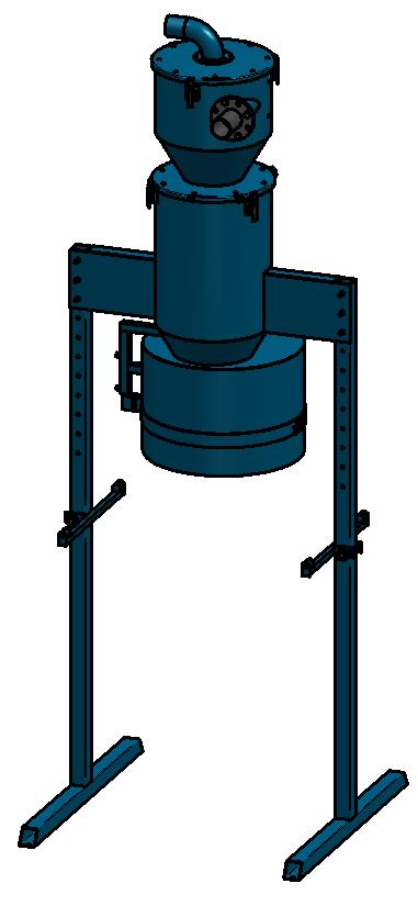 Pre-separation silo for dust collection