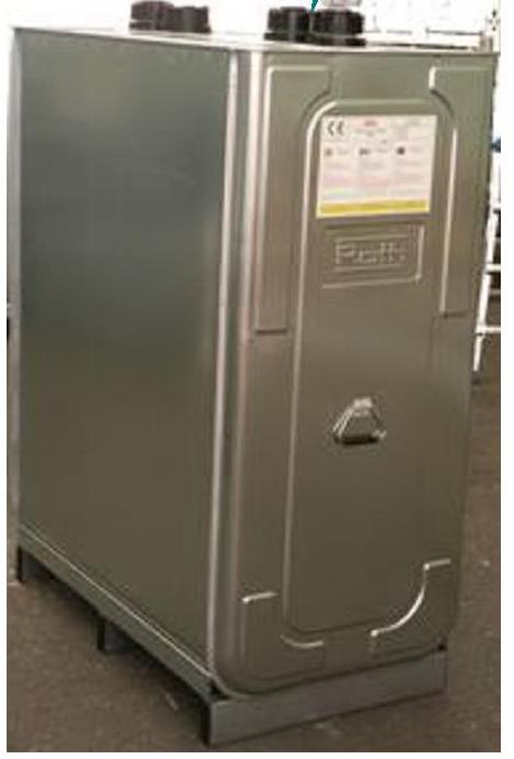 Oljetank 1000L stål/komposit