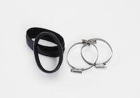 Rubber sleeve, hose clamp 3"NTP,2pc