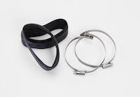 Rubber sleeve, hose clamp 4"NTP,2pc