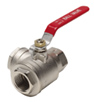 Ball valve with filter 1''