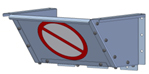 Deflector EX Paneel 220x540
