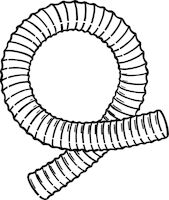 Slang WH-51 L=10 m med spiral