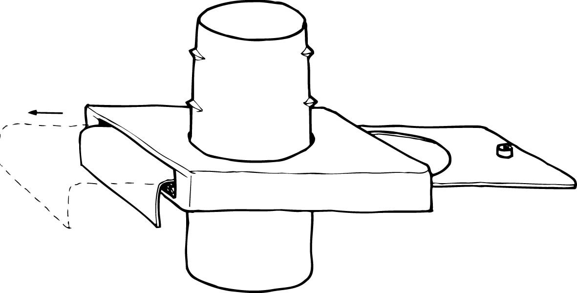 SOV 40,  Válvula de fecho manual (D=40)