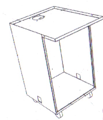 Trolley for EK system to suit FX2 Ø50 (Down-Through)