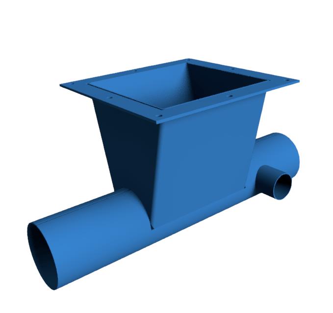 Kalk-feeder - mixe-kammer Ø200