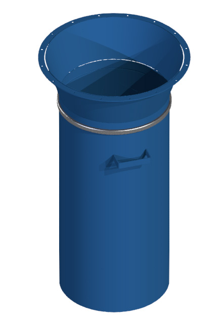 Bin for dust for cyclone NC700