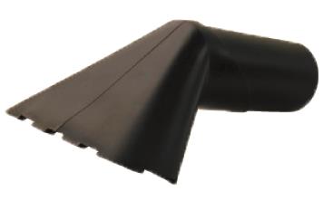 Plastmunnstykke med hakk. 135 x 40 mm.