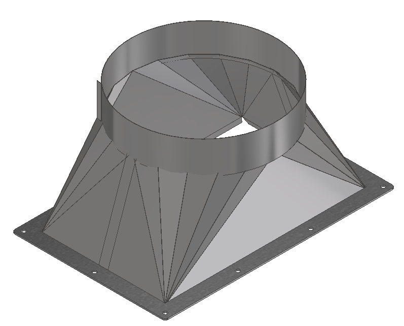 Silencer outlet Ø315