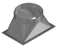 Silencer outlet Ø315