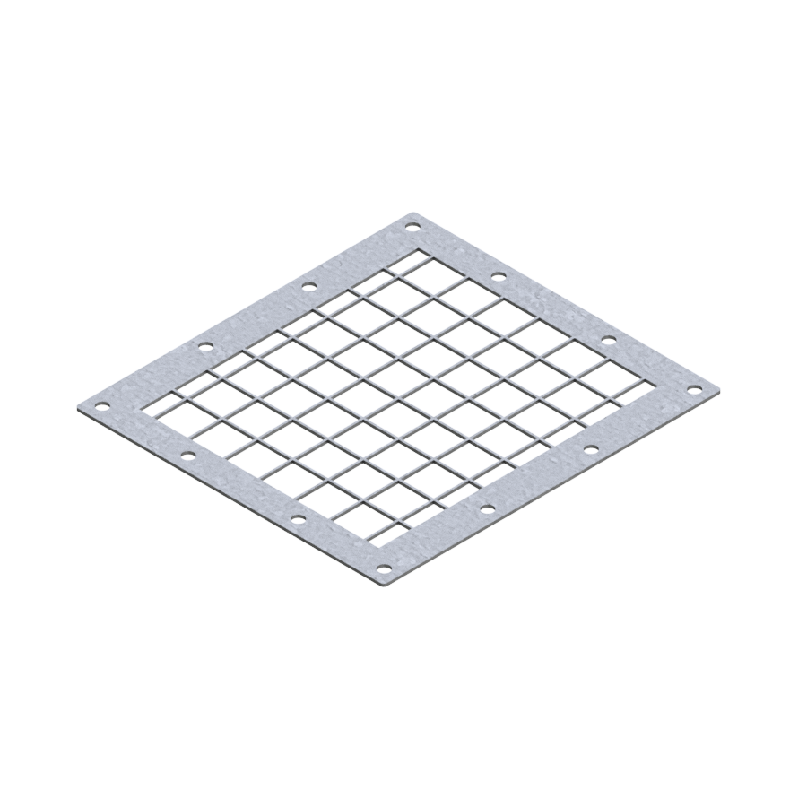 Outlet Flange with grill 63-400