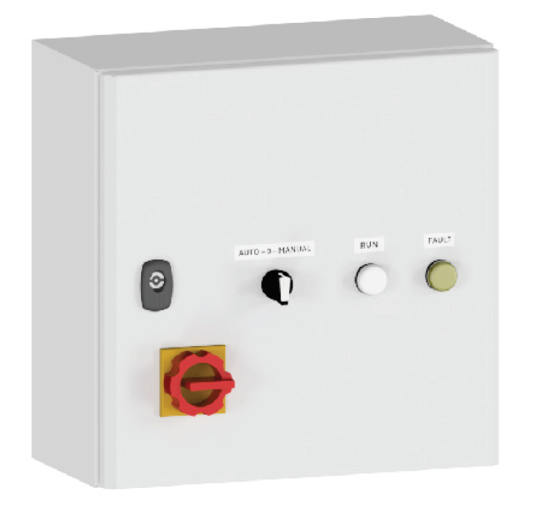 Démarreur ventilateur DOL pour moteur 5,5kW / 400VAC | 5,5kW - DOL | ELC-FanStart-D100-055