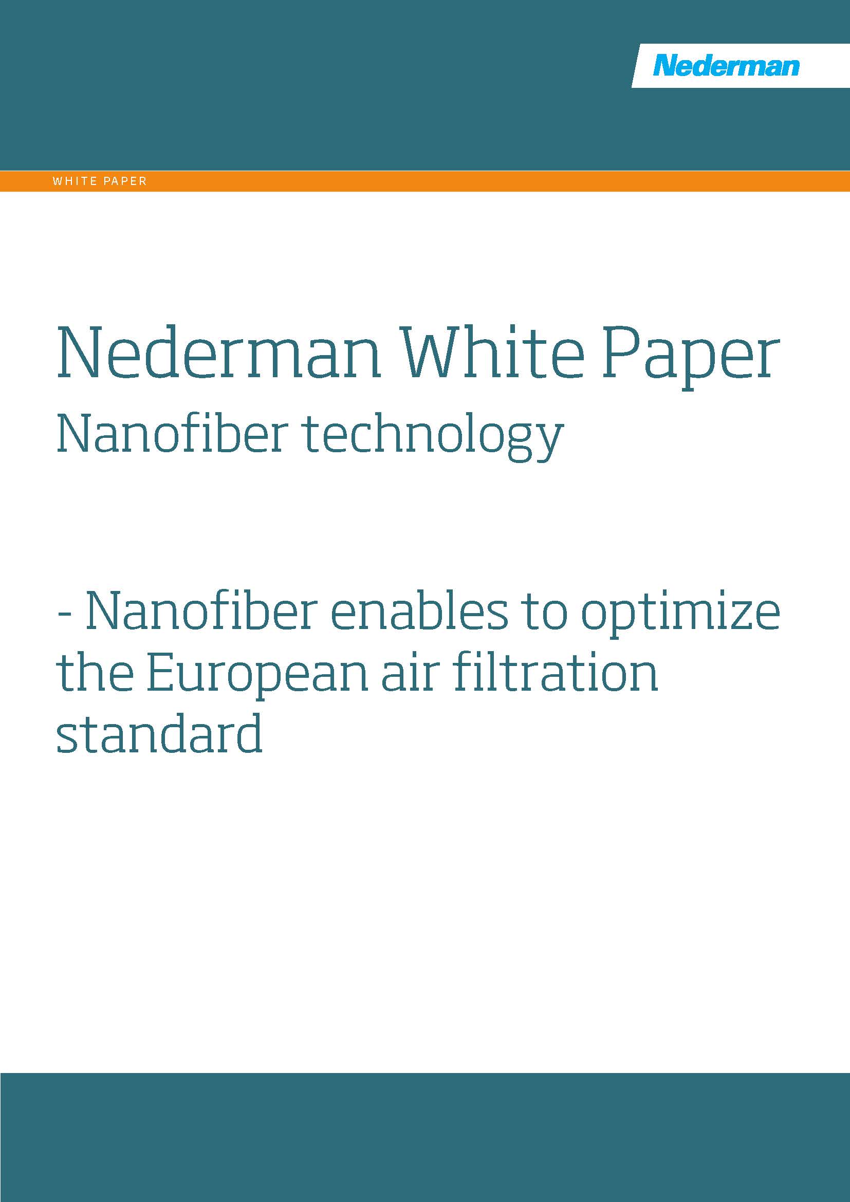 White Paper Nanofiber Technology